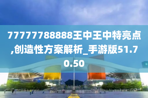 77777788888王中王中特攻略,快速计划设计解析_创意版52.502